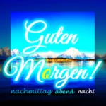 good morning afternoon evening night in german android application logo